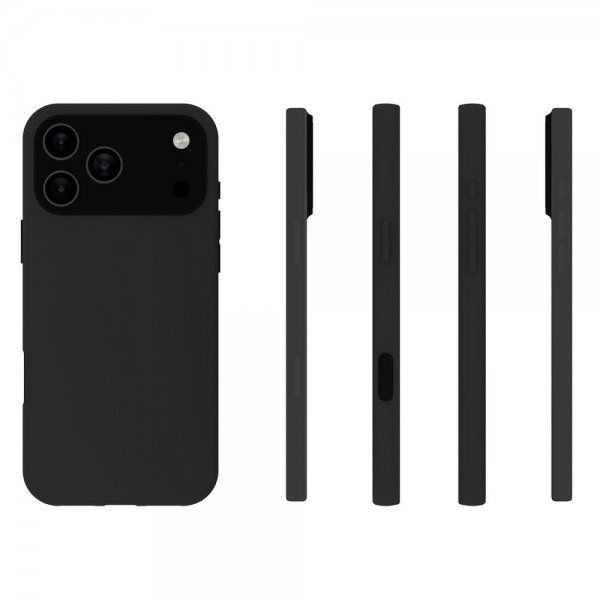 Nordic Covers iPhone 17 Pro Max Kuori Feather Series Raven Black
