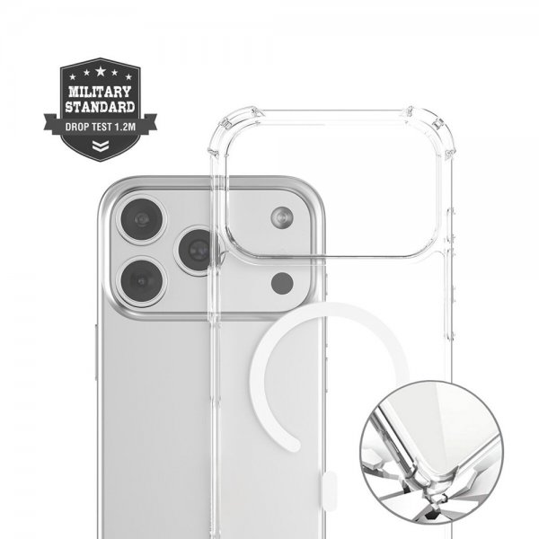 4smarts iPhone 17 Pro Max Kuori Ibiza MagSafe Läpinäkyvä