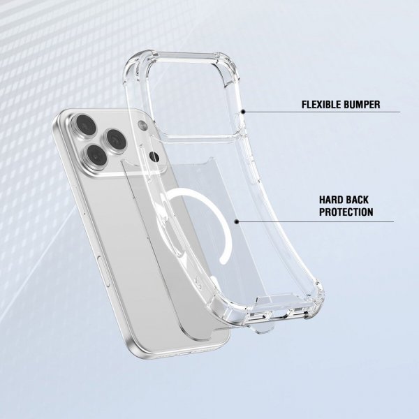 4smarts iPhone 17 Pro Max Kuori Ibiza MagSafe Läpinäkyvä