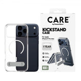 CARE by PanzerGlass iPhone 17 Pro Max Kuori Kickstand MagSafe Läpinäkyvä