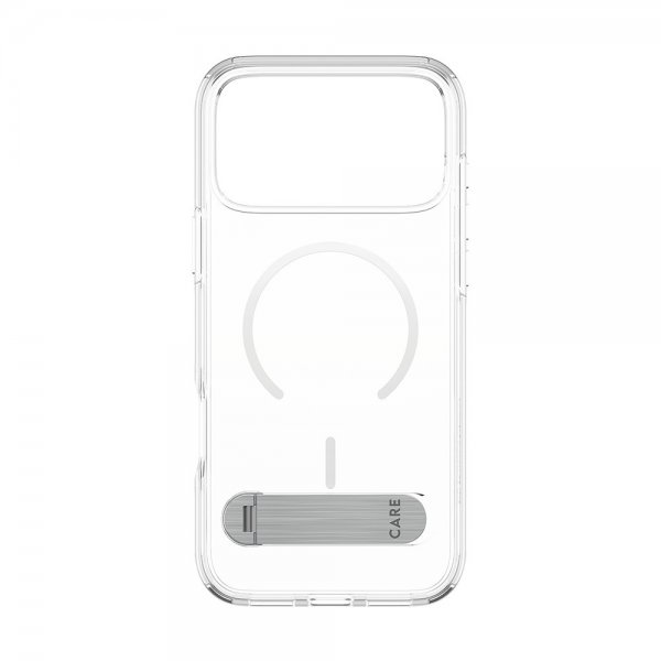 CARE by PanzerGlass iPhone 17 Pro Max Kuori Kickstand MagSafe Läpinäkyvä