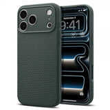 Spigen iPhone 17 Pro Max -kuori Liquid Air Abyss Green