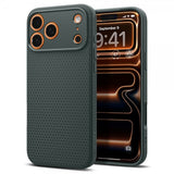 Spigen iPhone 17 Pro Max -kuori Liquid Air Abyss Green