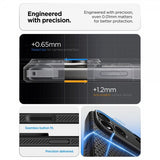 Spigen iPhone 17 Pro Max -kuori, Liquid Air, mattamusta