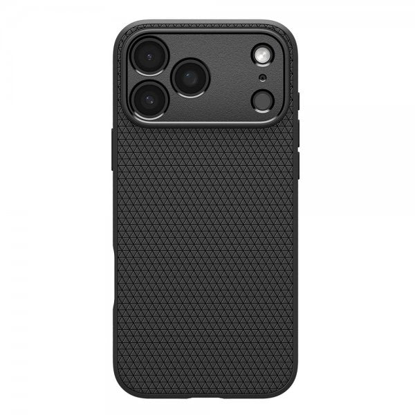 Spigen iPhone 17 Pro Max -kuori, Liquid Air, mattamusta