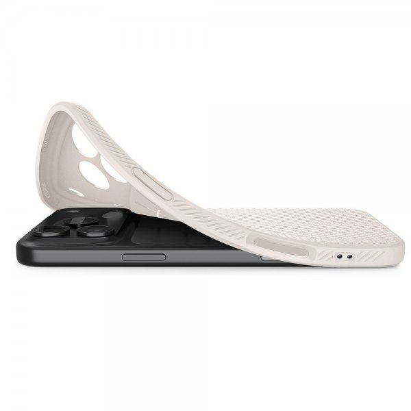 Spigen iPhone 17 Pro Max Kuori Liquid Air Natural Titanium