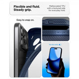 Spigen iPhone 17 Pro Max -kuori Liquid Air Navy Blue