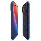 Spigen iPhone 17 Pro Max -kuori Liquid Air Navy Blue