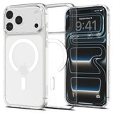Spigen iPhone 17 Pro Max -kuori Liquid Crystal MagFit Clear White