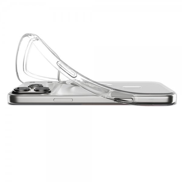Spigen iPhone 17 Pro Max -kuori Liquid Crystal MagFit Clear White