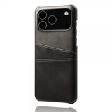 iPhone 17 Pro Max Kuori kahdella korttipaikalla Musta