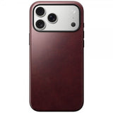 Nomad iPhone 17 Pro Max -suojakuori, Modern Leather Case, Horween Burgundy