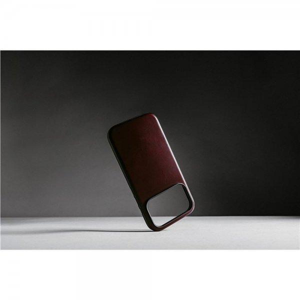 Nomad iPhone 17 Pro Max -suojakuori, Modern Leather Case, Horween Burgundy