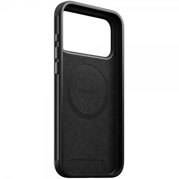 Nomad iPhone 17 Pro Max -suojakuori Modern Leather Case, musta