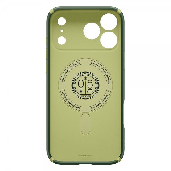 Spigen iPhone 17 Pro Max Kuori Nano Pop Hybrid MagFit Avo Green