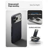 Spigen iPhone 17 Pro Max Kuori Nano Pop MagFit Black Sesame