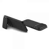Spigen iPhone 17 Pro Max -kuori Optik Armor MagFit Musta
