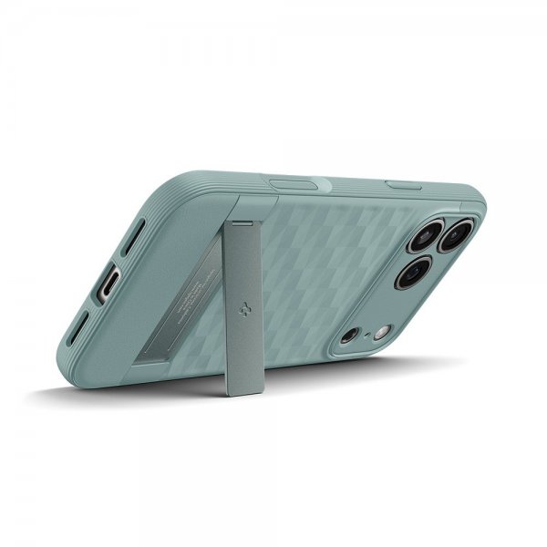 Spigen iPhone 17 Pro Max -kuori Parallax S MagFit Sage Green