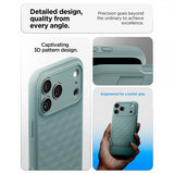 Spigen iPhone 17 Pro Max -kuori Parallax S MagFit Sage Green