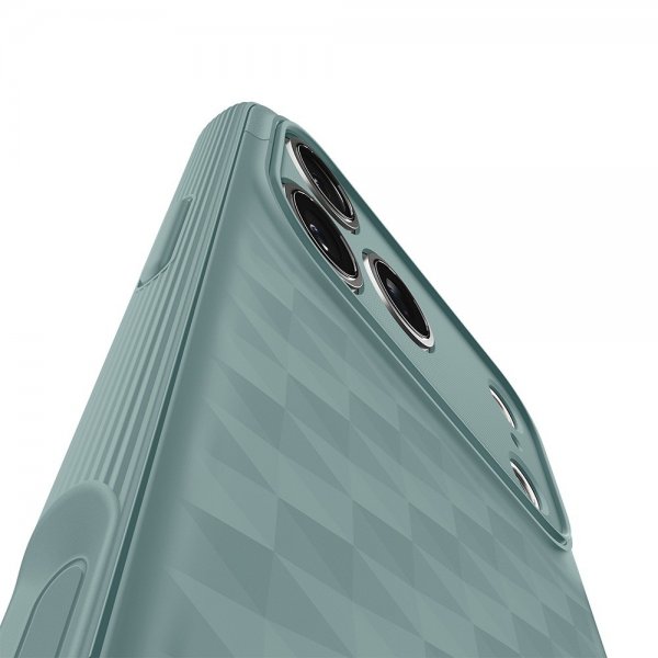 Spigen iPhone 17 Pro Max -kuori Parallax S MagFit Sage Green