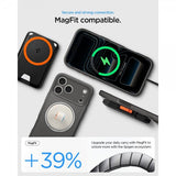 Spigen iPhone 17 Pro Max -kuori Rugged Armor MagFit Marble Gray