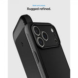 Spigen iPhone 17 Pro Max Kuori Rugged Armor MagFit Matte Black
