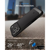 Spigen iPhone 17 Pro Max Kuori Rugged Armor MagFit Matte Black
