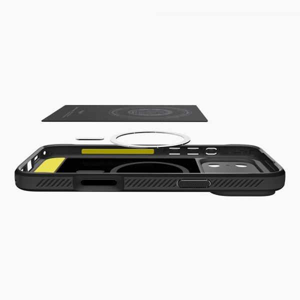 Spigen iPhone 17 Pro Max Kuori Rugged Armor MagFit Matte Black