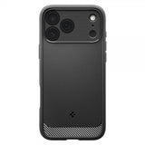 Spigen iPhone 17 Pro Max Kuori Rugged Armor MagFit Matte Black