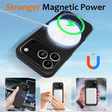 Nordic Covers iPhone 17 Pro Max -kuori silikonia, Feather Series, MagSafe, Raven Black