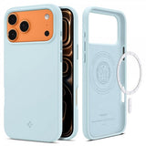 Spigen iPhone 17 Pro Max -kuori Silicone Fit MagFit Mute Blue