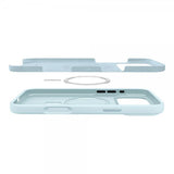 Spigen iPhone 17 Pro Max -kuori Silicone Fit MagFit Mute Blue