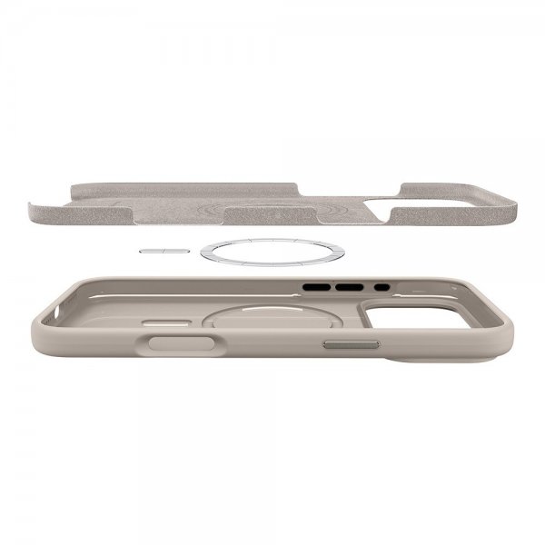 Spigen iPhone 17 Pro Max kuori Silicone Fit MagFit Stone