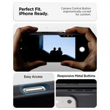 Spigen iPhone 17 Pro Max kuori Silicone Fit MagFit musta