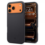 Spigen iPhone 17 Pro Max kuori Silicone Fit MagFit musta