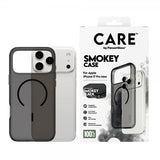 CARE by PanzerGlass iPhone 17 Pro Max -kuori, Smokey MagSafe, musta