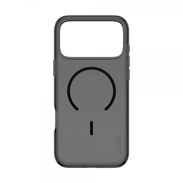 CARE by PanzerGlass iPhone 17 Pro Max -kuori, Smokey MagSafe, musta