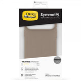 Otterbox iPhone 17 Pro Max -kuori Symmetry Cactus Leather MagSafe Grey Comfort