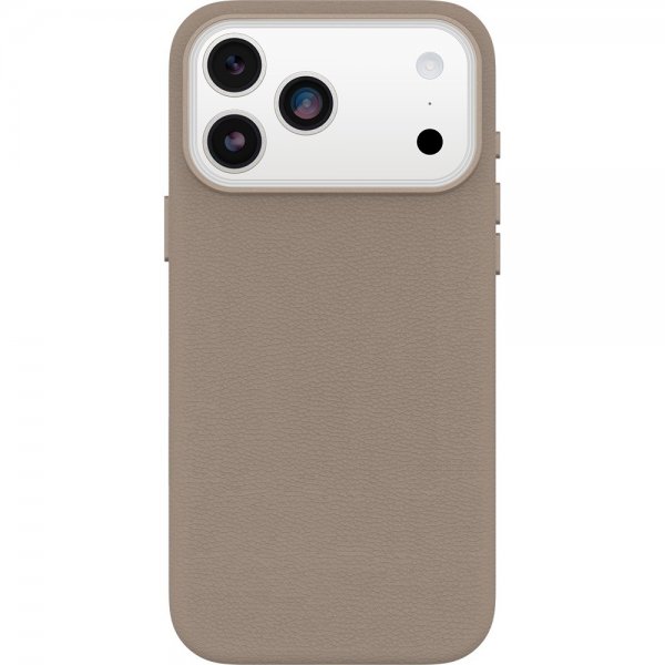 Otterbox iPhone 17 Pro Max -kuori Symmetry Cactus Leather MagSafe Grey Comfort