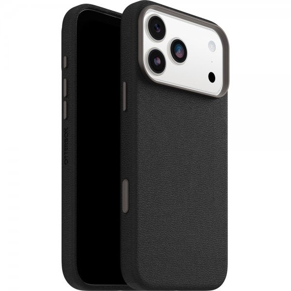 Otterbox iPhone 17 Pro Max Kuori Symmetry Cactus Leather MagSafe Noir Ash