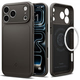 Spigen iPhone 17 Pro Max -kuori Thin Fit MagFit Gunmetal