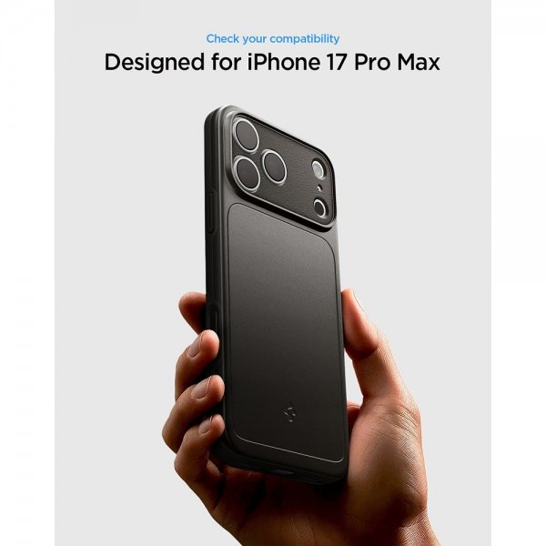 Spigen iPhone 17 Pro Max -kuori Thin Fit MagFit Gunmetal