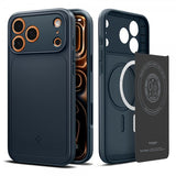 Spigen iPhone 17 Pro Max -kuori Thin Fit MagFit Metal Slate