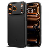 Spigen iPhone 17 Pro Max Kuori Thin Fit MagFit Musta