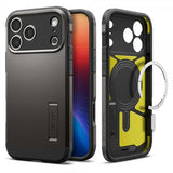 Spigen iPhone 17 Pro Max -suojakuori Tough Armor T MagFit Gunmetal