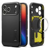 Spigen iPhone 17 Pro Max Kuori Tough Armor T MagFit Musta