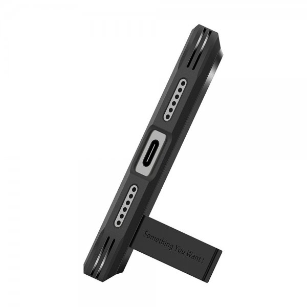 Spigen iPhone 17 Pro Max Kuori Tough Armor T MagFit Musta