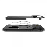 Spigen iPhone 17 Pro Max Kuori Tough Armor T MagFit Musta