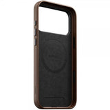 Nomad iPhone 17 Pro Max -kuori, perinteinen nahkakuori, ruskea