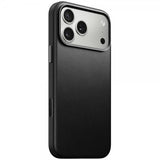 Nomad iPhone 17 Pro Max -suojakuori, perinteinen nahkakuori, musta